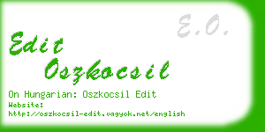 edit oszkocsil business card